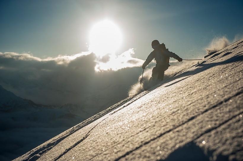 Skifahren Sonne